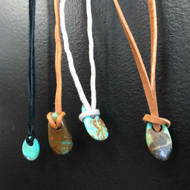 Double Star Turquoise Pendant Necklace – Mimi's Attic Ithaca
