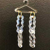 Marlena Makes Not So Plain Chain Earrings, Clear