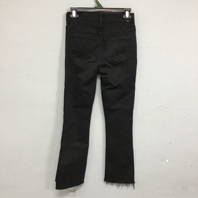 Mother The Insider Crop Step Fray Black Jeans – Mimi's Attic Ithaca
