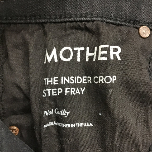 Mother The Insider Crop Step Fray Black Jeans – Mimi's Attic Ithaca