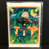 Rachel Feirman "Inky Night" 5x7 Digital Art Print