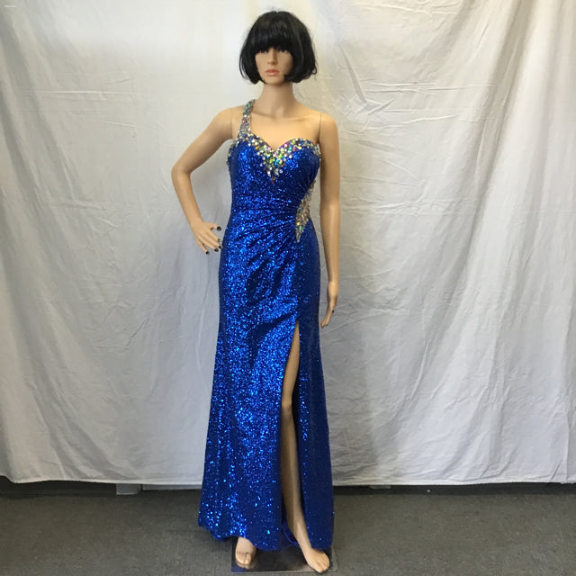 B'Dazzle Blue Sequin Maxi Dress by Alyce Paris Mimi's Attic Ithaca B'Dazzle Blue Sequin Maxi Dress by Alyce Paris Mimi's Attic Ithaca