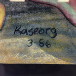Signed Vintage 1986 Original Kaseorg Pastel Parents Portrait