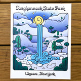 Rachel Feirman "Taughannock State Park" 5x7 Digital Art Print