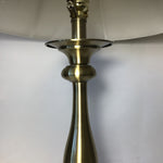 Modern Stiffel Brushed Brass Metal Table Lamp