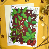 Rachel Feirman "Winter Berries" Greeting Card