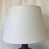 Vintage Mid-Century Modern Brown Resin Table Lamp