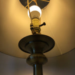 Modern Stiffel Brushed Brass Metal Table Lamp
