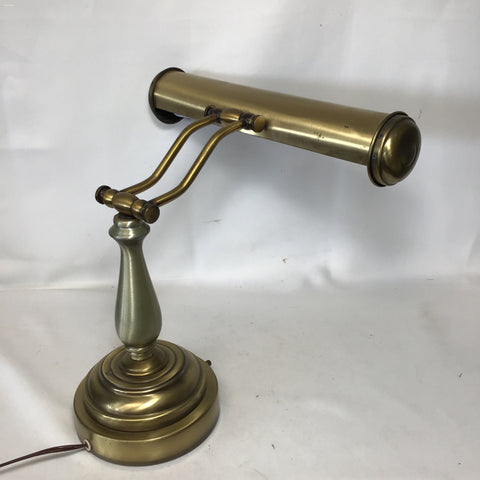 Modern Solid Brass Banker's Lamp