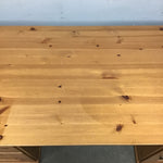 Modern IKEA Solid Pine 4-Drawer Computer Desk