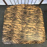 Set of 4 Vintage MCM Vinyl & Metal Dining Chairs