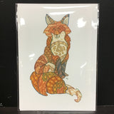 Marika Chew "Red Fox" Greeting Card