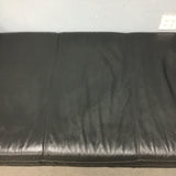 Modern Natuzzi Dark Grey Leather Day Bed