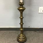 Vintage Stiffel Solid Brass Three-Quarters Floor Lamp