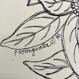 Andrea Strongwater Black & White 1983 8.5x5.5 Notecard