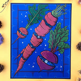 Rachel Feirman "Space Roots" Framed 8x10 Digital Art Print
