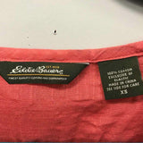 Vintage Eddie Bauer Red Cotton Blouse