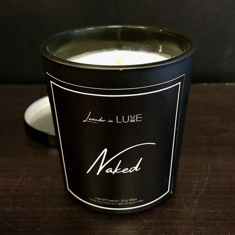 Lavender in Luxe 10oz "Naked" Candle in Refillable Tumbler