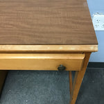 Vintage Carolina Solid Maple & Formica-Top Left-Handed Desk