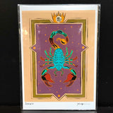 Yen Ospina "Scorpio Zodiac Light" 5x7 Signed Art Print