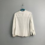 Ruby Rd White Buttoned-Up Blouse