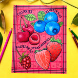 Rachel Feirman "Mixed Berries" 8x10 Digital Art Print