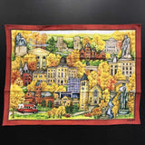 Andrea Strongwater "Cornell University in Autumn" Tea Towel