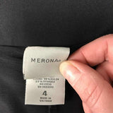 Merona Black Polyester Blend Skirt