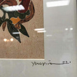 Yen Ospina "Volto" Framed 11x14 Signed Art Print