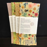 Flicker & Flora Beeswax Food Wrap, Medium Wrap