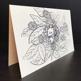 Andrea Strongwater Black & White 1983 8.5x5.5 Notecard