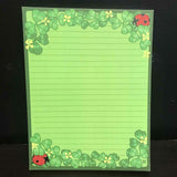 Rachel Feirman Ladybug & Clover Notepad