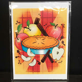 Rachel Feirman "Apple Medley" 5x7 Digital Art Print