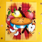 Rachel Feirman "Apple Medley" 8x10 Digital Art Print