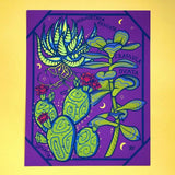 Rachel Feirman "Succulent Study" 5x7 Digital Art Print