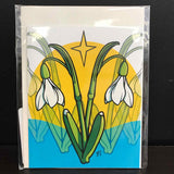 Rachel Feirman "Snowdrops" Greeting Card
