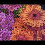 Andrea Strongwater "Gerbera Mostly Salmon" Magnet