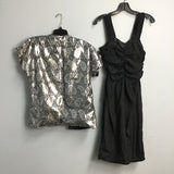 2pc Vintage 80's Pava Ruhagyar Midi Dress & Jacket