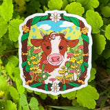 Rachel Feirman Molly the Cow Sticker