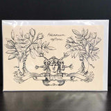 Andrea Strongwater Black & White 1983 "Polemonium Reptans" 8.5x5.5 Notecard
