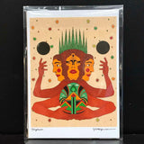 Yen Ospina "Triplum" 5x7 Signed Art Print