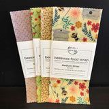 Flicker & Flora Beeswax Food Wrap, Medium Wrap