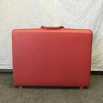 Vintage Samsonite Red Plastic Suitcase