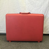 Vintage Samsonite Red Plastic Suitcase