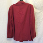 Vintage Pendleton Red Wool Single-Breasted Blazer