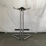 Vintage MCM Chrome Metal Tractor-Seat Bar Stool