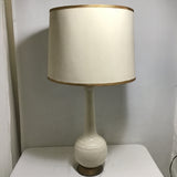 Vintage MC White Ceramic Table Lamp
