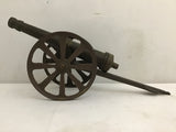 Vintage Miniature Replica Brass Cannon