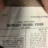 Vintage Norwalk Brown Velvet Loveseat