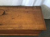 Vintage Craftsman Solid Pine Lift-Top Chest